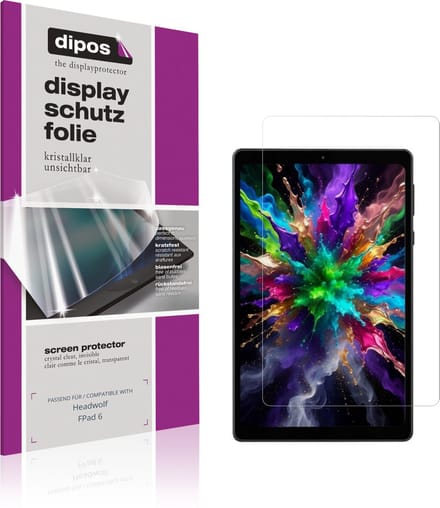 dipos – 2x Beschermfolie geschikt voor Headwolf FPad 6 | Krasbestendige & heldere Screenprotector Ultra-Thin