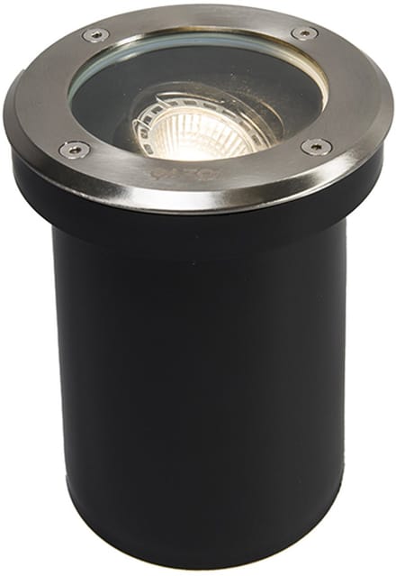 QAZQA Delux Grondspot - 5 stuks - Ø 130 mm - GU10 - IP65 - Staal