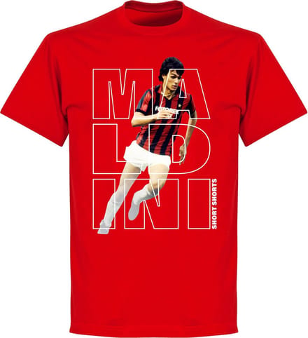 Maldini Short Shorts T-shirt - Rood - XXL