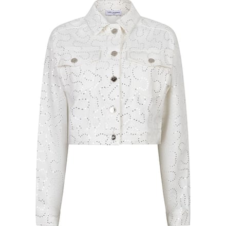 Jacket Mavi | White