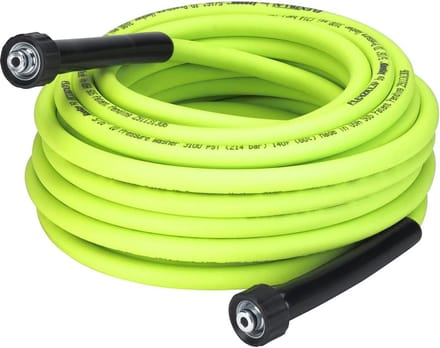Hogedrukreinigerslang 5/16 inch x 15 meter Zwart voor Professioneel Gebruik