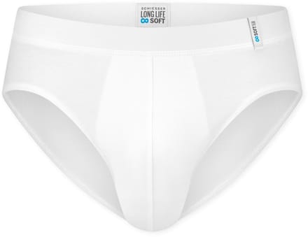 SCHIESSER Long Life Soft slip (1-pack) - heren rio slip wit