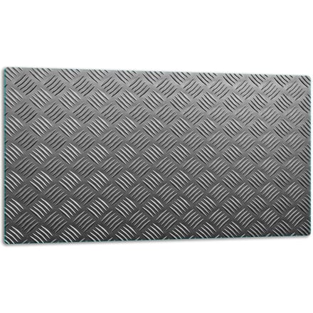 TMK ArtDeko - Glasplaat Snijplank - Inductiekookplaat - 52x30cm - Grijs