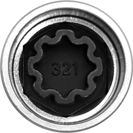 Remplacement pour Mercedes Benz Security Master, clé d'écrou de roue de verrouillage 321, douille à vis antivol 321 argenté