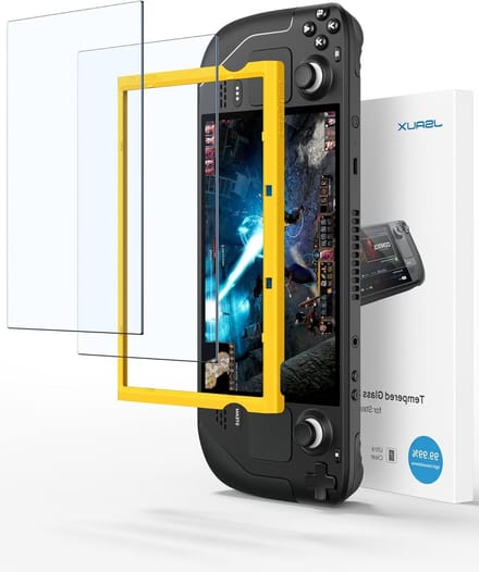 Anti-Glare Screen Protector voor Steam Deck OLED - 2 Pack, Anti-Reflectief Gehard Glas met Installatiehandleiding en Schermbescherming