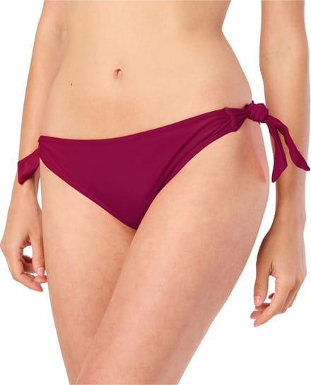 Merry Style Dames Zwembroek - Bikinibroekje - Elastische tailleband - Polyamide & Elastaan – Wijn rood (5288) – 40 - MS-VR-Brief-3