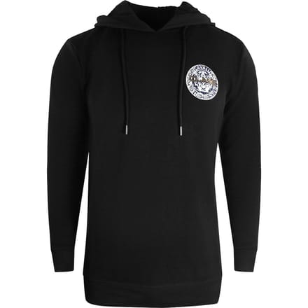 Cavalli Class zwarte hoodie met groot cirkelontwerp