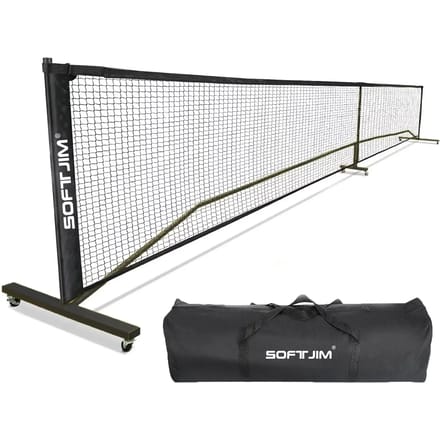 Net Pickleball Softjim met wielen
