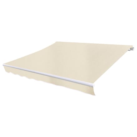 vidaXL - Vervangingsdoek - voor - luifel - 400x300 - cm - polyester - crèmekleurig