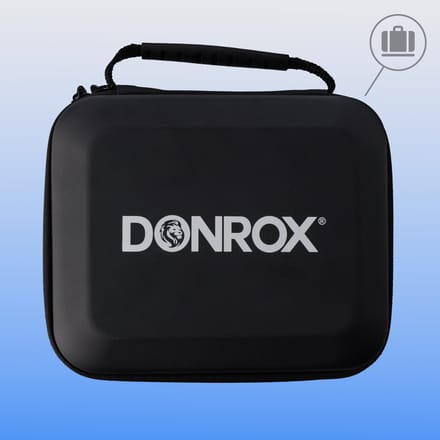 Donrox Ride A924 – Premium Compressor | Luchtcompressor | Bandenpomp Auto, Camper & Fiets – Verwisselbare accu & 12V aansluiting