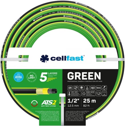 Cellfast - Cellfast - Tuinslang - Green Ats2™ - 1/2" - 25 M (CF15-100)