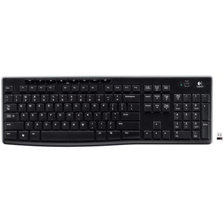Logitech K270 - Draadloos Toetsenbord - Qwerty ISO - Zwart