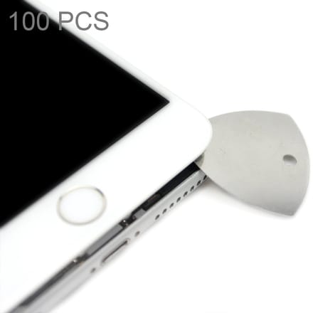 Let op type!! 100 PCS JIAFA P8819 Stainless Steel Phone Repair Triangle Opening Picks