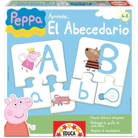 Educatieve spelletjes Educa Borras Spanish Peppa Pig Learn the Alphabet