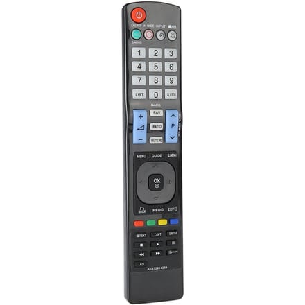 Télécommande de remplacement pour téléviseur LG AKB72914209 blanc