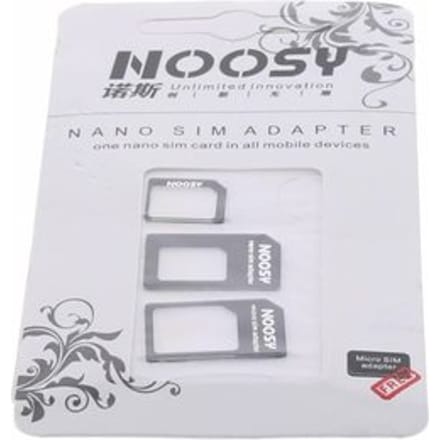 Noosy nano-SIM adapter kit 3-pack