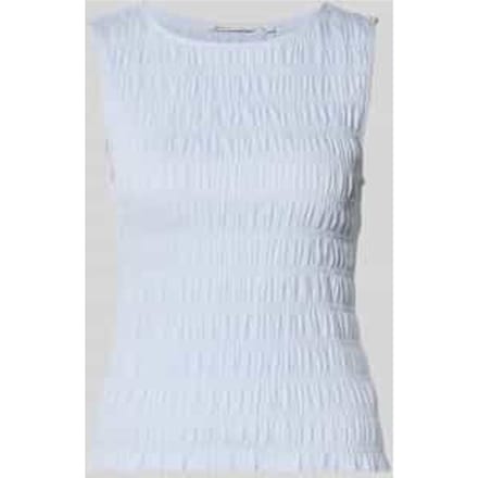 Tom Tailor Denim - Gesmokte top met stretch - Maat S - mountain sky blue