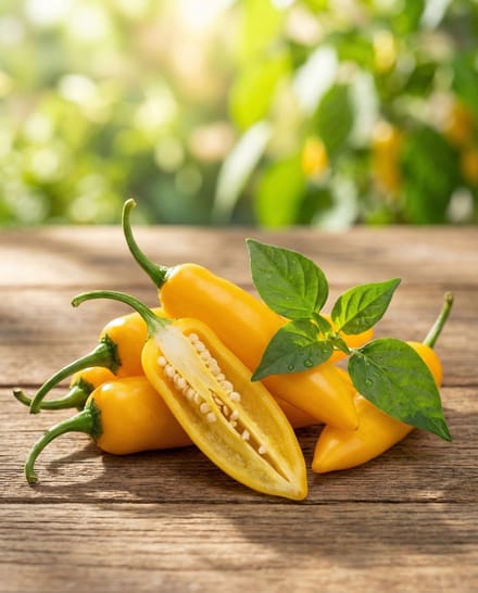 Peper Madame Jeanette Zaden Capsicum Chinense Eenjarig
