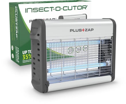 Insect-O-Cutor Pluszap 16 Aluminium (ZE121) - Vliegenlamp / Insectenlamp - Geschikt voor ruimtes tot 40m² - Gemaakt van metaal,aluminium
