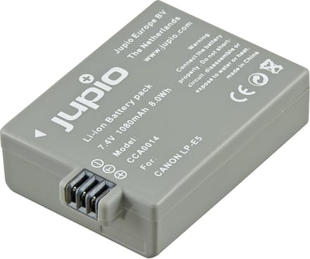 Jupio LP-E5 NB-E5 1080 mAh - Accu voor digitale camera