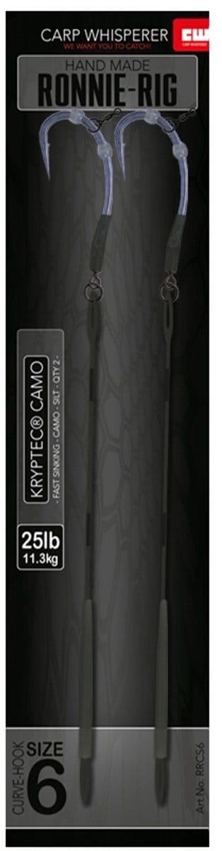 Carp Whisperer - Ronnie Rig - Haak maat: 4 - 2 stuks - Weed