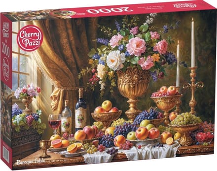 Baroque Table Puzzel 2000 Stukjes