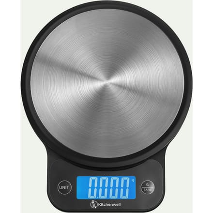 Kitchenwell Keukenweegschaal - Digitaal - 1g-10kg - LCD - Waterbestendig
