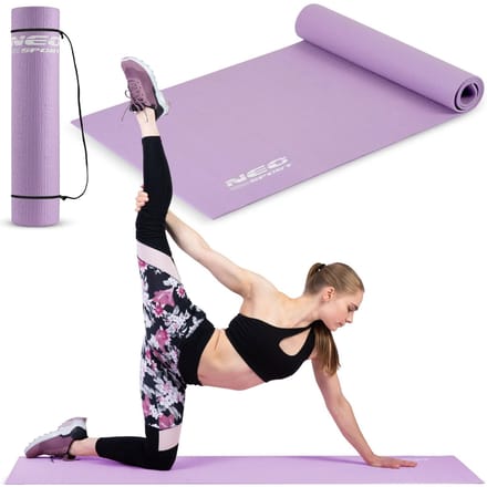 Oefenmat 173 x 61 cm Neo-Sport - 192102 - paars
