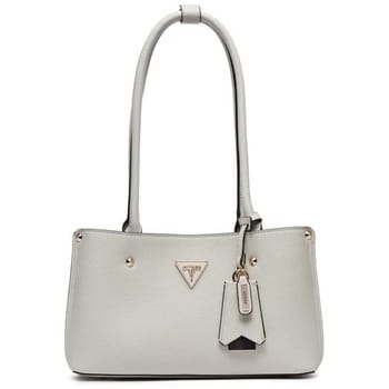 GUESS Schoudertas Meridian Girlfriend Satchel Ivory Roze