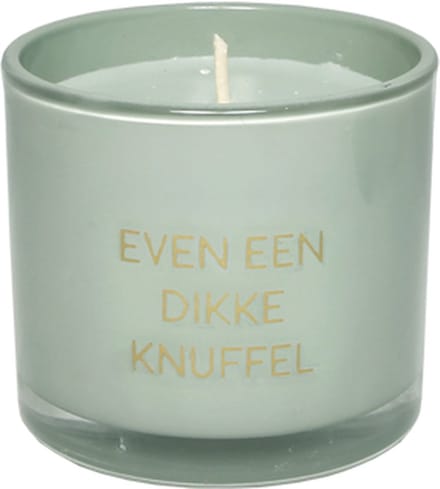 MY FLAME - Sojakaars - Even een dikke knuffel - Minty Bamboo - groen - 30 branduren