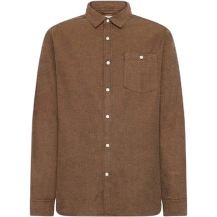 Katoenen flanellen shirt KnowledgeCotton Apparel Fishbone - GOTS