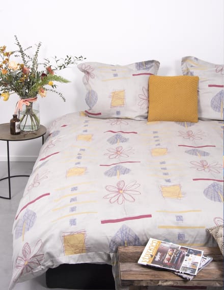 Dreamhouse Dekbedovertrekset Belford Grijs Satijn 200x200/220 cm