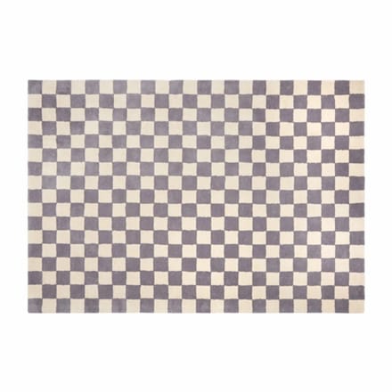 by fonQ Check Vloerkleed 170 x 240 cm - Paars