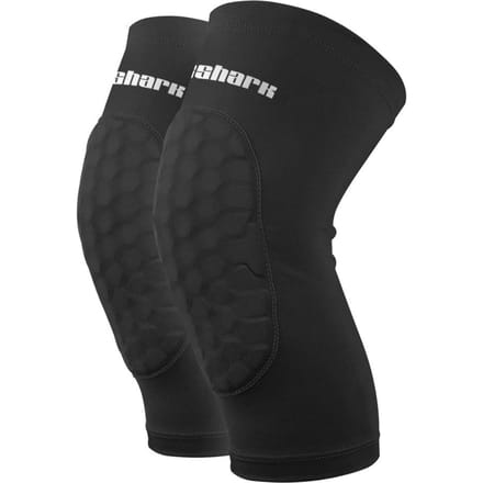 1 paire de genouillères en nid d'abeille résistantes aux chocs pour VTT M noir