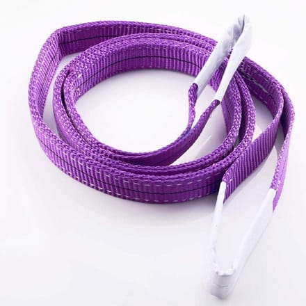 Hijssingel Polyester - Trekband - Tillen en slepen - Hoge sterkte - 1 ton 2 meter - Paars