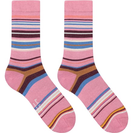 Paul Smith Sock Henrietta Stripe Pink Taglia: OS | Calzini Outlet | Donna | Rosa