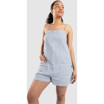Blue Tomato Short Linen Jumpsuit blauw