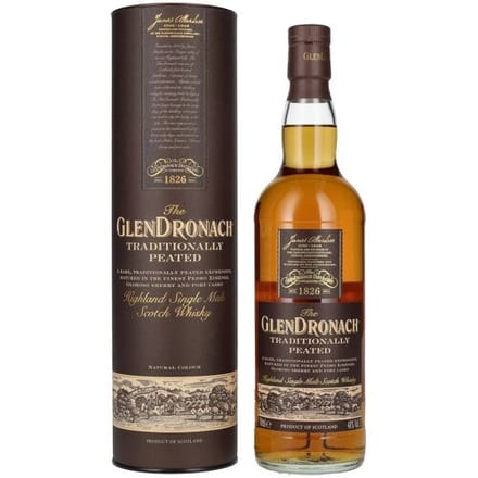 The GlenDronach TRADITIONALLY PEATED Highland Single Malt 48% Vol. 0,7l in geschenkverpakking