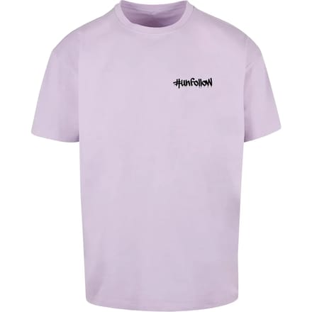 Dames-T-shirt oversized Merchcode Unfollow front X