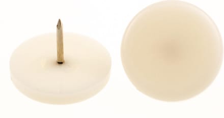 Verlofix Glijnagel Diameter 30mm Kunststof Wit 4 Stuks