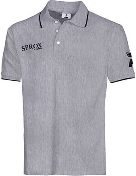 Patrick Sprox Polo Heren - Grijs Gemeleerd | Maat: S