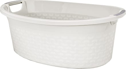 BRANQ - Wasmand Carter met handgrepen - Cotton 40L - Antiek wit
