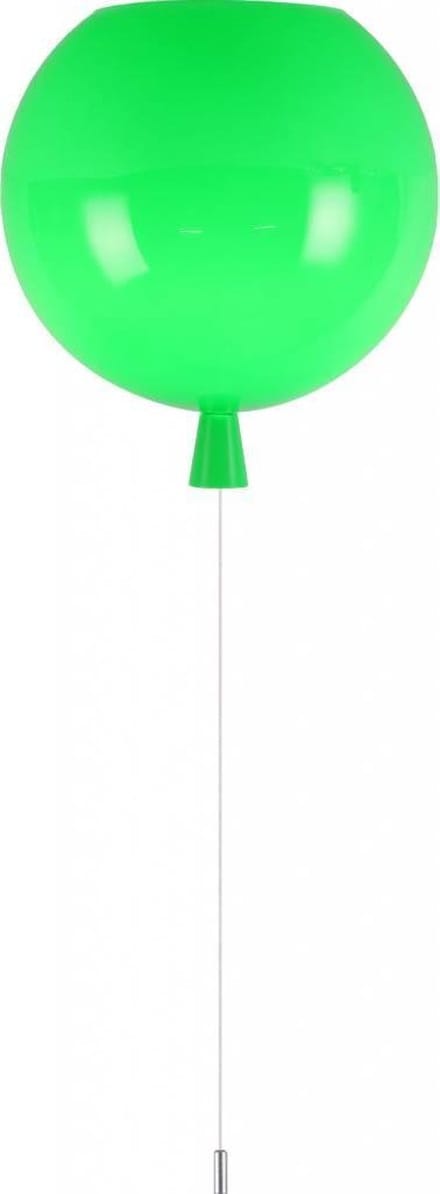 Plafondlamp Ballonlamp Groen Middelgroot inclusief 4W LED lamp - Funnylights