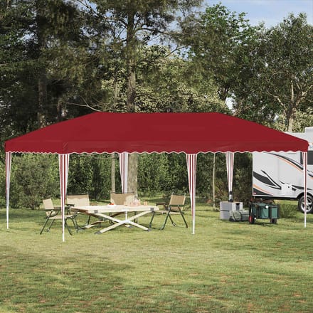 vidaXL - Pop-up - Feesttent - 575 - x - 290 - x - 245 - cm - Bordeauxrood