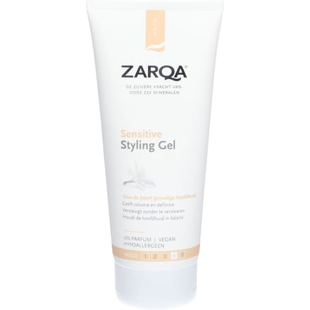 ZARQA Styling Gel Sensitive 200 ml - geeft volume en fixatie