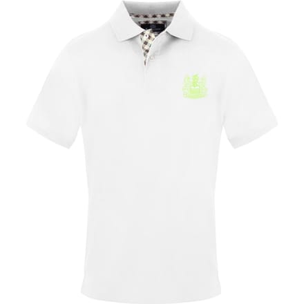 Aquascutum Herenpolo met korte mouwen (Wit)