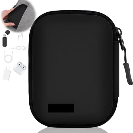 Srup Cable Organizer Bag, Cable Organizer Travel, Hard Case Electronics Small, Electronic Bag Waterproof, Universal - ShopVlot