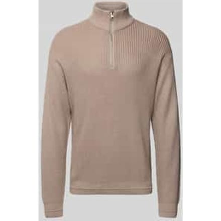 JACK&JONES - JJKAITO KNIT HALF ZIP BF - Heren - Gebreide truien