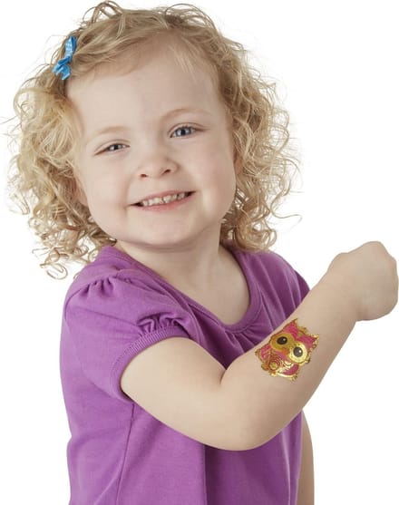 Tattoos metallic 75x voor meisjes