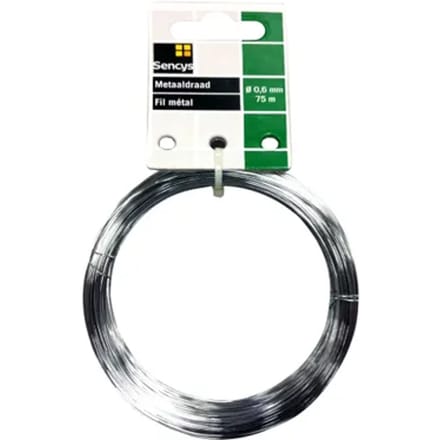Sencys Staaldraad Gegalvaniseerd 0,6mm 75m